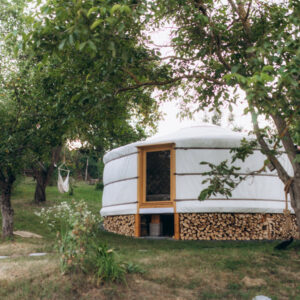 Glamping v boho jurtě u Břeclavi