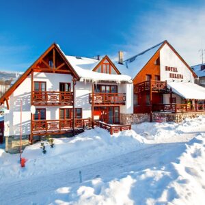 Rokytnice nad Jizerou jen 600 m od sjezdovky: Hotel Helena *** s polopenzí, saunou a vyžitím + sleva na skipas