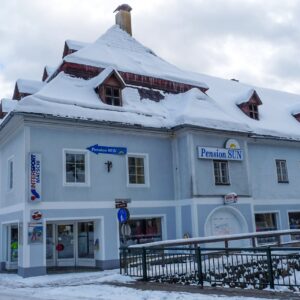 Rakouské Alpy: Pobyt u ski areálu Hochkar v českém Penzionu Sun se snídaněmi formou bufetu + káva a čaj