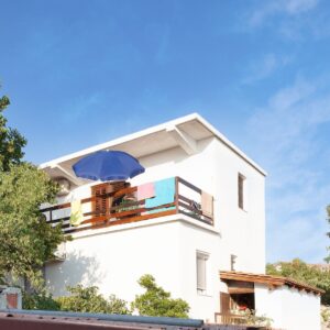 Chorvatsko: Karlobag jen 400 m od pláže v Apartmánech Bačić až pro 3 osoby + klimatizace, kuchyňka a terasa