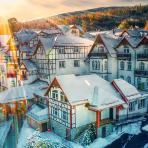 Polské lázně 8 km od hranic: Świeradów-Zdrój v Park Hotelu Kur & Spa **** s polopenzí, wellness a procedurou