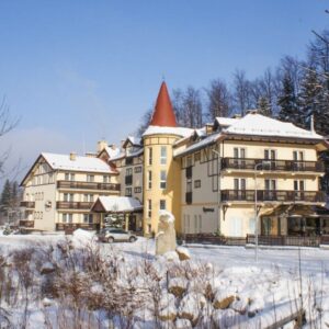 Polské Krkonoše v lázeňském městě Karpacz: Hotel Nowa Ski *** s polopenzí, neomezeným wellness a vyžitím