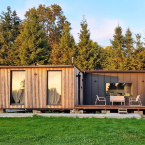 Plně vybavený tiny house v Moravském Berouně se saunou