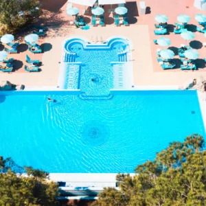 Domky s terasou u Jadranu: pláž, bazény i tobogány