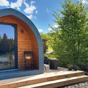 Pobyt u obory s daňky: tiny house pro 2 osoby