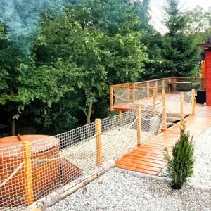 Pobyt v tiny house s venkovním koupacím sudem