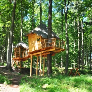 Sojčí hnízdo: vyhlídkový posed v lesích u Brna