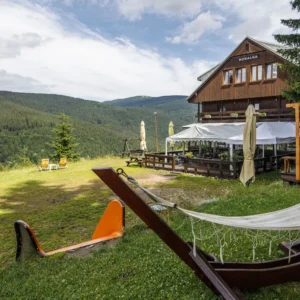 Penzion v Krkonoších: stravou a sauna nebo koupací sud