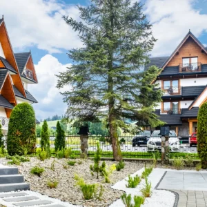 Lesní apartmány u aquaparku Terma Bania: wellness a snídaně