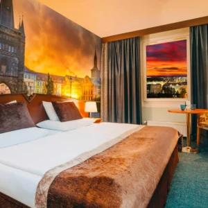 4* trendy hotel v pražských Holešovicích se snídaní