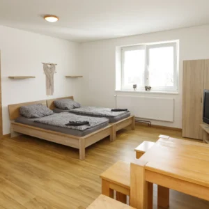 Vybavené apartmány u rybníků v Plzni až pro 6 osob