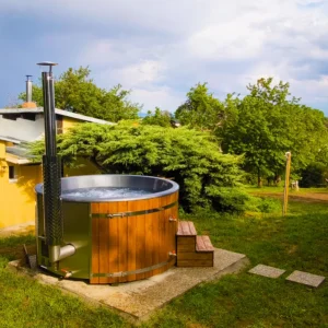 Chata v americkém stylu poblíž Olomouce až pro 4 os.