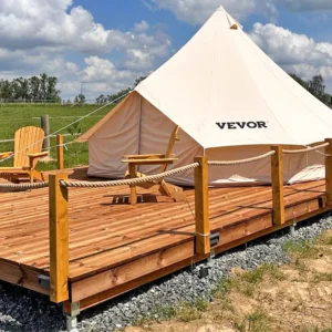Glamping na farmě v Posázaví: luxusní stan pro 5 osob