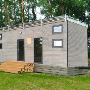 Krásný tiny house na břehu Labe až pro 4 osoby