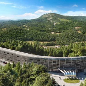 Moderní horský hotel v polských Beskydech s jídlem a wellness