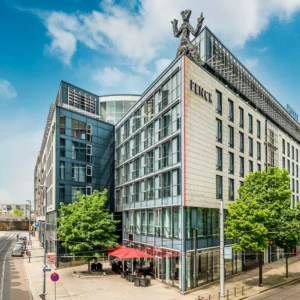 Designový hotel v centru Drážďan se snídaněmi