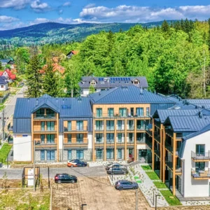 Moderní apartmány v polských Krkonoších: sauna i sjezdovky