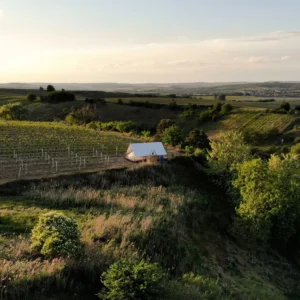 Glamping až pro 4 osoby na Slovácku u vinohradu