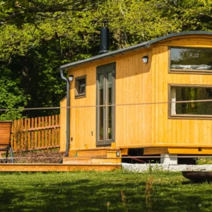 Luxusní maringotka s výhledem na Ještěd až pro 3 osoby