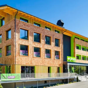 Moderní horský hotel v Korutanech: snídaně a sauny