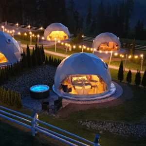 Ubytování v jedinečné kupoli nedaleko Zakopaného