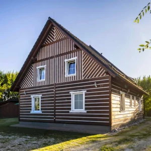 Stylová wellness roubenka na Třeboňsku až pro 8 osob