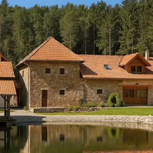 Zrenovovaný mlýn s vlastním pivovarem a wellness