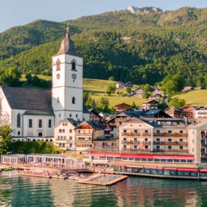 Hotel na břehu Wolfgangsee s panoramatickým wellness