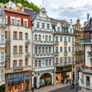 Luxusní hotel na karlovarské kolonádě: pivní lázně i snídaně