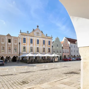 Pobyt v Telči v hotelu na náměstí s polopenzí