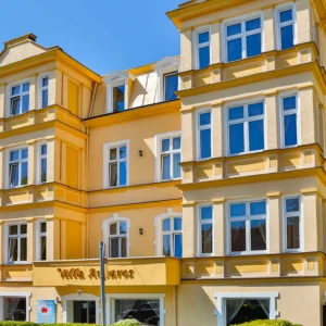 Svinoústí: vila v lázeňské čtvrti, polopenze