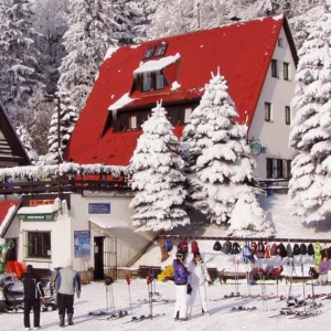 Zimní dovolená v Jeseníkách v chatě se stravou